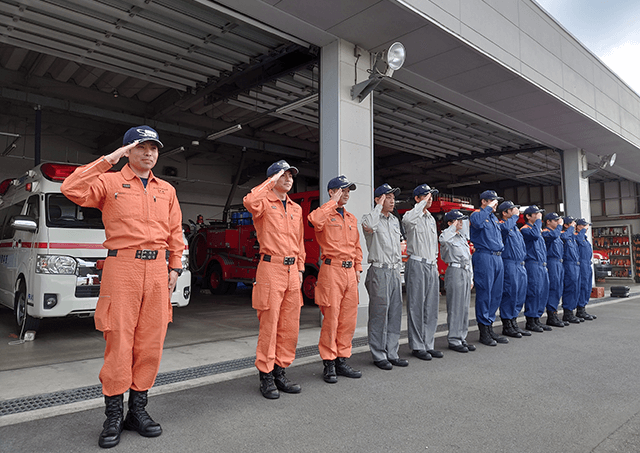 出勤（大交替、ミーティング）