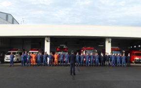 消防長歳末巡視を実施しました